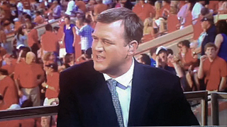 Illustration for article titled Ole Miss Fans Make Blowjob Faces Behind Longhorn Network Set